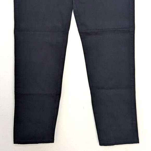 Boys Izod Uniform Pants Size 18 Navy Blue 5 Pocket Adjustable Waist Reinforced K - Picture 4 of 6